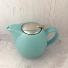 Zaara Porcelain Teapot Matt Sky Blue 0.9L